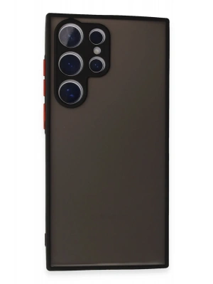 Newface Samsung Galaxy S24 Ultra Kılıf Montreal Silikon Kapak - Siyah