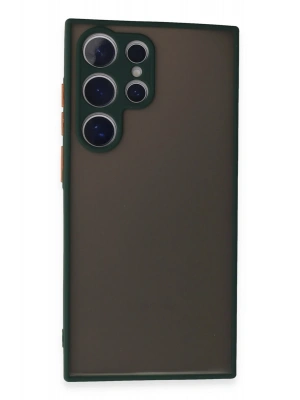 Newface Samsung Galaxy S24 Ultra Kılıf Montreal Silikon Kapak - Yeşil