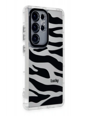 Newface Samsung Galaxy S24 Ultra Kılıf Reflexion Desenli Kapak - Desen 9