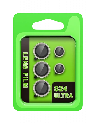 Newface Samsung Galaxy S24 Ultra Raze Metal Kamera Lens - Gri