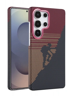 Newface Samsung Galaxy S24 Ultra Vega Magsafe Kapak - Kırmızı