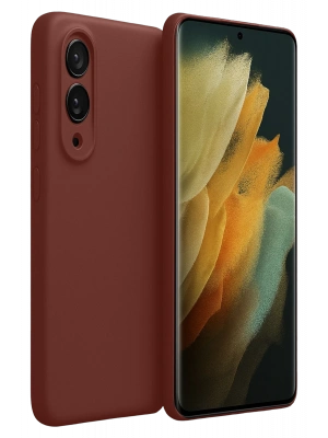 Newface Samsung Galaxy S25 Edge First Silikon - Bordo