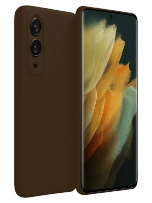 Newface Samsung Galaxy S25 Edge First Silikon - Kahverengi