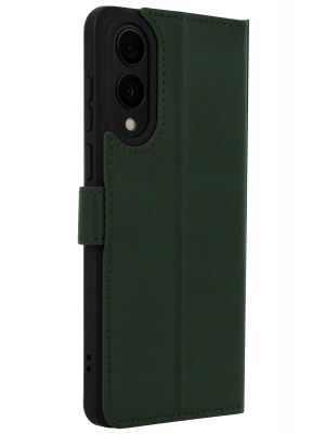 Newface Samsung Galaxy S25 Edge Trend S Plus Kapaklı Kılıf - Koyu Yeşil