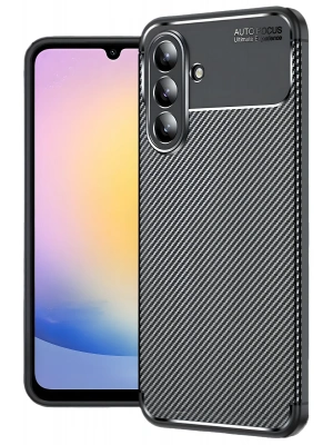 Newface Samsung Galaxy S25 FE Auto Focus Karbon Kapak - Siyah