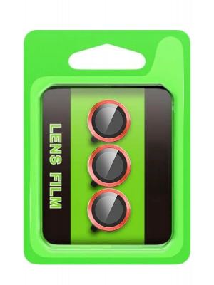 Newface Samsung Galaxy S25 FE Raze Metal Kamera Lens - Kırmızı