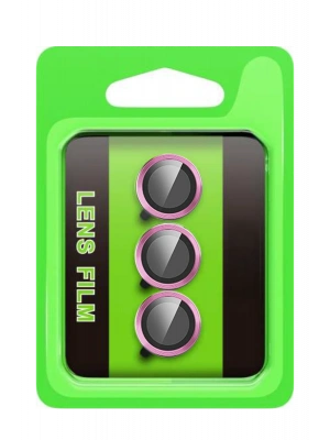 Newface Samsung Galaxy S25 FE Raze Metal Kamera Lens - Pembe