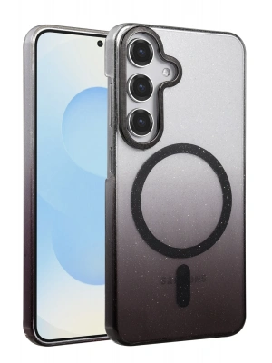 Newface Samsung Galaxy S25 Glossy Magsafe Kapak - Siyah