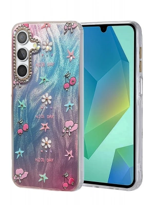 Newface Samsung Galaxy S25 Plus Kılıf Blade Aynalı Desenli Kapak - Desen 4