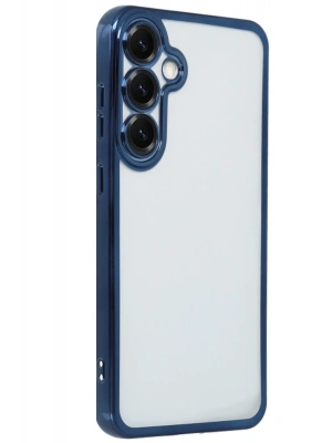 Newface Samsung Galaxy S25 Plus Kılıf Razer Lensli Silikon - Lacivert