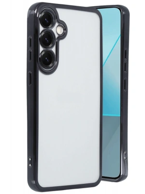 Newface Samsung Galaxy S25 Plus Kılıf Razer Lensli Silikon - Siyah