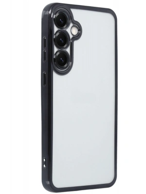 Newface Samsung Galaxy S25 Plus Kılıf Razer Lensli Silikon - Siyah