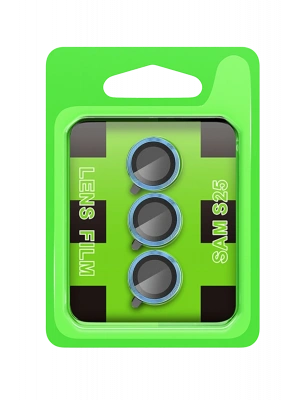 Newface Samsung Galaxy S25 Plus Raze Metal Kamera Lens - Mavi