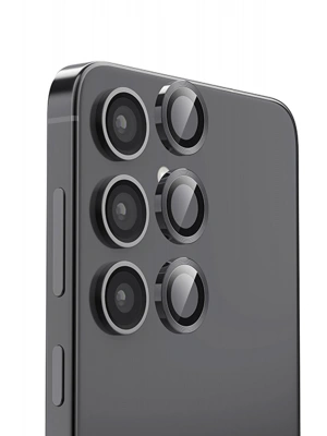 Newface Samsung Galaxy S25 Plus Raze Metal Kamera Lens - Siyah