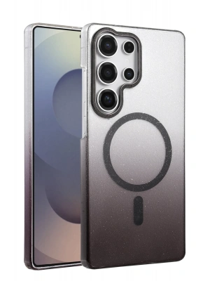 Newface Samsung Galaxy S25 Ultra Glossy Magsafe Kapak - Siyah