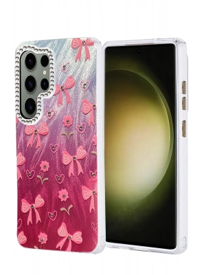 Newface Samsung Galaxy S25 Ultra Kılıf Blade Aynalı Desenli Kapak - Desen 3