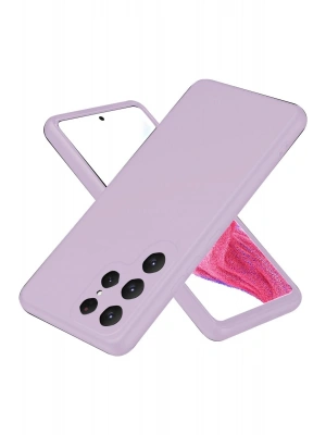 Newface Samsung Galaxy S25 Ultra Kılıf First Silikon - Lila