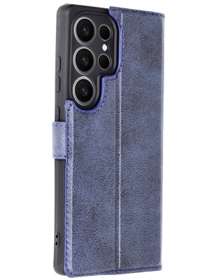 Newface Samsung Galaxy S25 Ultra Kılıf Trend S Plus Kapaklı Kılıf - Lacivert