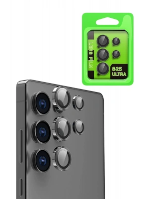 Newface Samsung Galaxy S25 Ultra Raze Metal Kamera Lens - Siyah