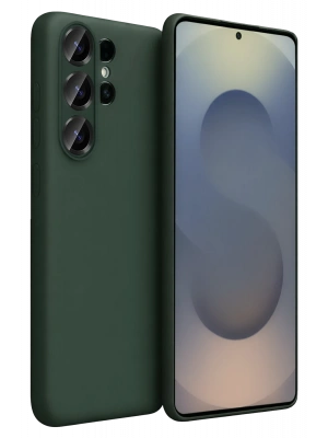 Newface Samsung Galaxy S26 Ultra First Silikon - Koyu Yeşil