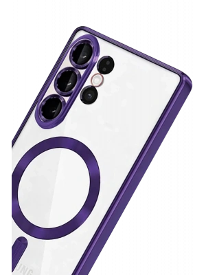 Newface Samsung Galaxy S26 Ultra Kross Magneticsafe Kapak - Mor