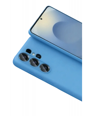 Newface Samsung Galaxy S26 Ultra Nano içi Kadife Silikon - Mavi