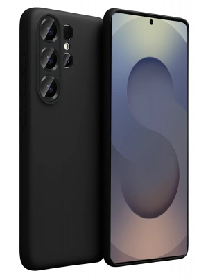 Newface Samsung Galaxy S26 Ultra Nano içi Kadife Silikon - Siyah