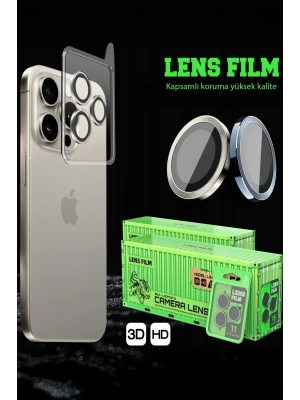 Newface Samsung Galaxy S26 Ultra Raze Metal Kamera Lens - Gümüş