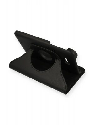 Newface Samsung Galaxy T110 / T113 Tab 3 Lite 7 Kılıf 360 Tablet Deri Kılıf - Siyah