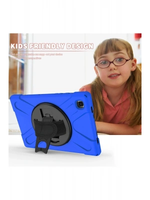 Newface Samsung Galaxy T220 Tab A7 Lite 8.7 Kılıf Amazing Tablet Kapak - Mavi