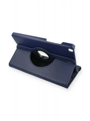 Newface Samsung Galaxy T290 Tab A 8 Kılıf 360 Tablet Deri Kılıf - Lacivert