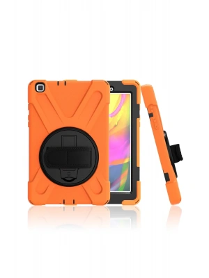 Newface Samsung Galaxy T290 Tab A 8 Kılıf Amazing Tablet Kapak - Turuncu