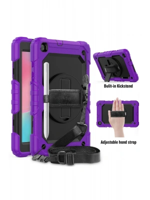 Newface Samsung Galaxy T290 Tab A 8 Kılıf Pars Tablet Kapak - Mor