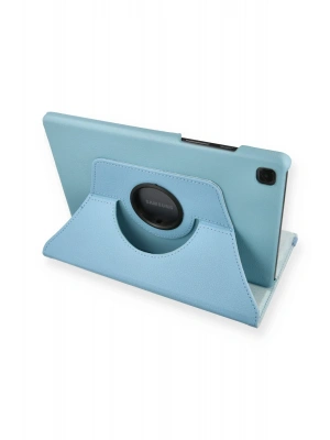 Newface Samsung Galaxy T500 Tab A7 10.4 Kılıf 360 Tablet Deri Kılıf - Turkuaz