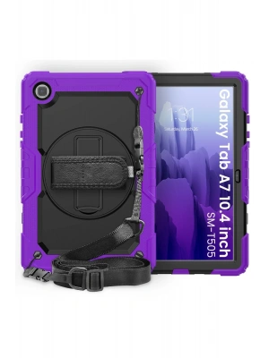 Newface Samsung Galaxy T500 Tab A7 10.4 Kılıf Pars Tablet Kapak - Mor