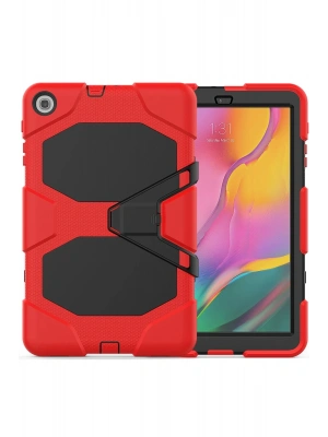 Newface Samsung Galaxy T510 Tab A 10.1 Kılıf Griffin Tablet Kapak - Kırmızı