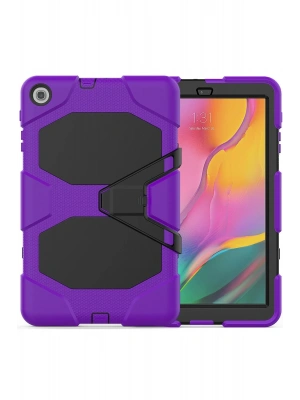 Newface Samsung Galaxy T510 Tab A 10.1 Kılıf Griffin Tablet Kapak - Mor