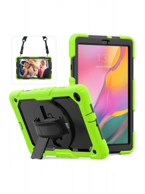 Newface Samsung Galaxy T510 Tab A 10.1 Kılıf Pars Tablet Kapak - Yeşil