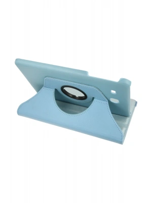 Newface Samsung Galaxy T560 Tab E 9.7 Kılıf 360 Tablet Deri Kılıf - Turkuaz