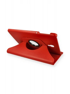 Newface Samsung Galaxy T590 Tab A 10.5 Kılıf 360 Tablet Deri Kılıf - Kırmızı