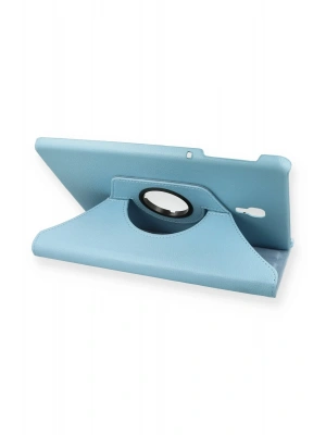 Newface Samsung Galaxy T590 Tab A 10.5 Kılıf 360 Tablet Deri Kılıf - Turkuaz