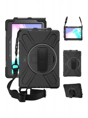 Newface Samsung Galaxy T638 Tab Active 4 Pro Kılıf Amazing Tablet Kapak - Siyah