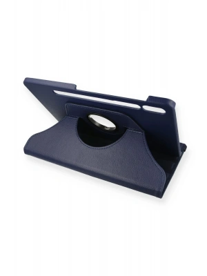 Newface Samsung Galaxy T860 Tab S6 10.5 Kılıf 360 Tablet Deri Kılıf - Lacivert