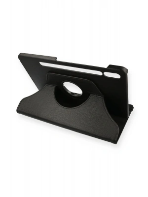 Newface Samsung Galaxy T860 Tab S6 10.5 Kılıf 360 Tablet Deri Kılıf - Siyah