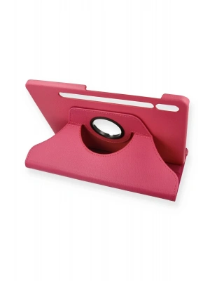 Newface Samsung Galaxy T870 Tab S7 11 Kılıf 360 Tablet Deri Kılıf - Pembe