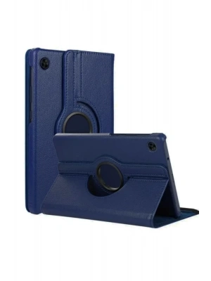 Newface Samsung Galaxy Tab A11 360 Tablet Deri Kılıf - Lacivert
