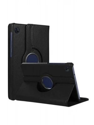 Newface Samsung Galaxy Tab A11 360 Tablet Deri Kılıf - Siyah