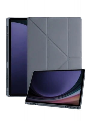 Newface Samsung Galaxy Tab A11 Plus Kalemlikli Mars Tablet Kılıfı - Koyu Gri