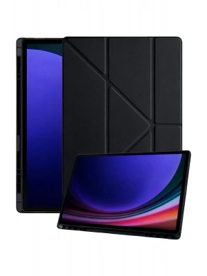 Newface Samsung Galaxy Tab A11 Plus Kalemlikli Mars Tablet Kılıfı - Siyah