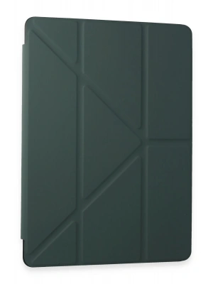 Newface Samsung Galaxy Tab A9 Kılıf Kalemlikli Mars Tablet Kılıfı - Koyu Yeşil